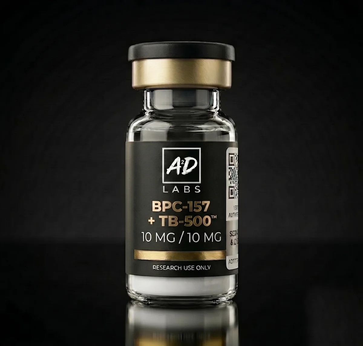 A²D Labs BPC-157 + TB-500™ 10 MG / 10 MG research product vial